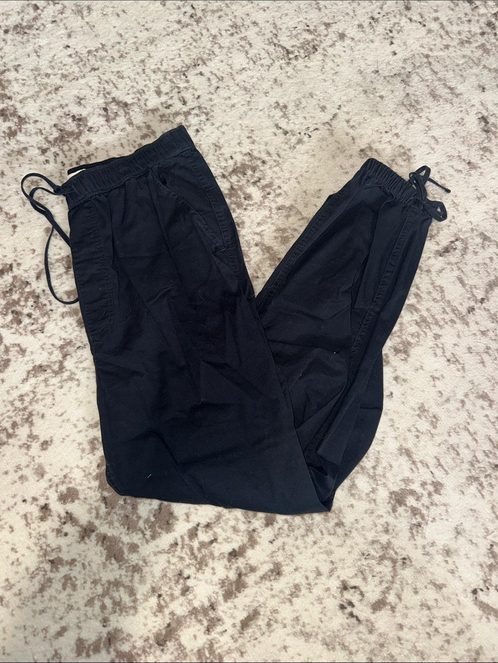 Abercrombie & Fitch Black Women's Elastic Waist Joggers